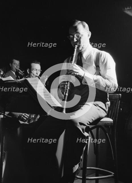 Portrait of Benny Goodman, 400 Restaurant, New York, N.Y., ca. July 1946. Creator: William Paul Gottlieb.