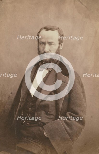Portrait of the violinist and composer Henri Vieuxtemps (1820-1881), 1855-1859. Creator: Nadar, Gaspard-Félix (1820-1910).