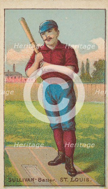 Sullivan, Batter, St. Louis, from the Gold Coin series (N284) for Gold Coin Chewing Tobacco, 1887. Creator: D Buchner & Co.