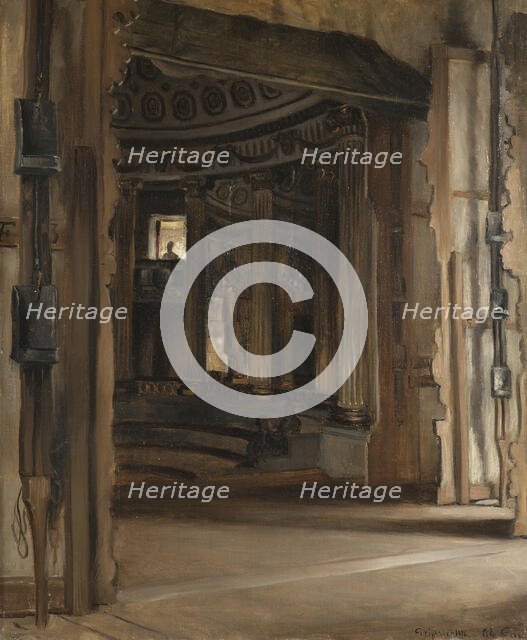 The Theatre at Gripsholm, late 19th-early 20th century. Creator: Gustaf Cederström.