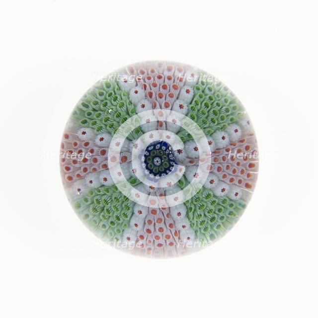 Paperweight, France, c. 1845/60. Creator: Saint-Louis Glassworks.