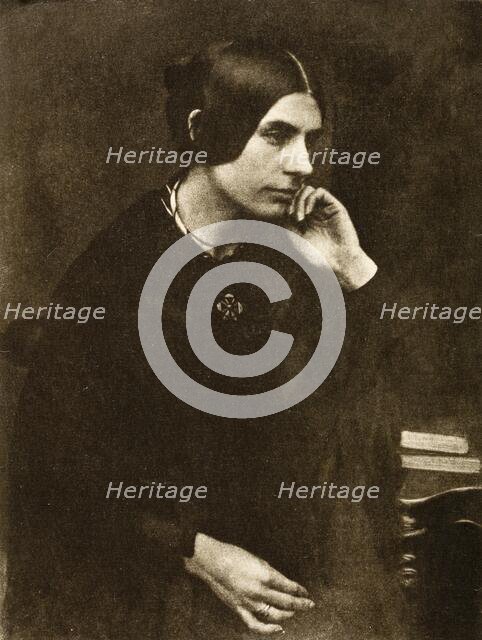 Eleanor Rigby, Printed c.1910. Creators: David Octavius Hill, Robert Adamson.