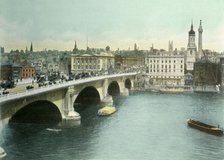 'London Bridge', c1900s.  Creator: Eyre & Spottiswoode.