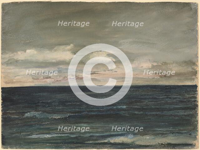 Lesson Study on Jersey Coast, 1881. Creator: John La Farge.