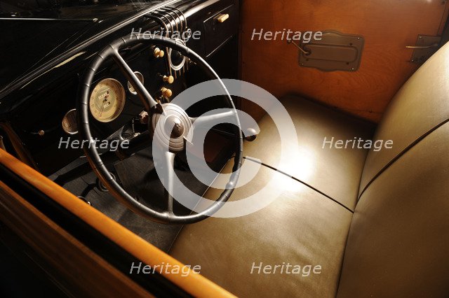 Ford woodie deluxe station wagon 1935. Artist: Simon Clay.