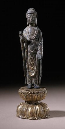 Standing Buddha, Late 7th-8th century. Creator: Unknown.