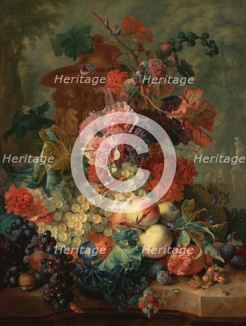 Fruit Piece, 1722. Creator: Jan van Huysum.
