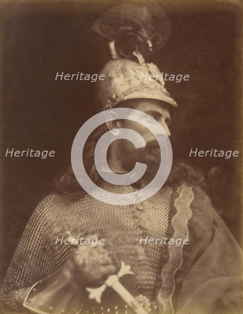 King Arthur, September 1874. Creator: Julia Margaret Cameron.