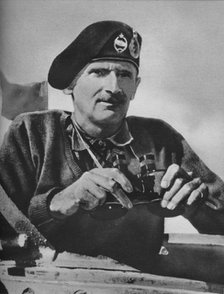 'The 8th Army commander Bernard Law Montgomery', 1942. Artists: Sir John Alexander Hammerton, Unknown.
