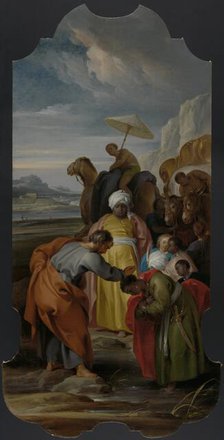 Saint Philip Baptizes the Eunuch, 1748. Creator: Jacob de Wit.