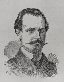 Jaroslaw Dombrowski (1836-1871), Polish nobleman and military officer..., 1871.  Creator: Unknown.