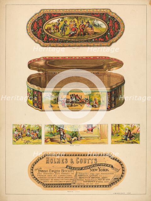 Ginger Box Tin, c. 1938. Creator: J. Howard Iams.