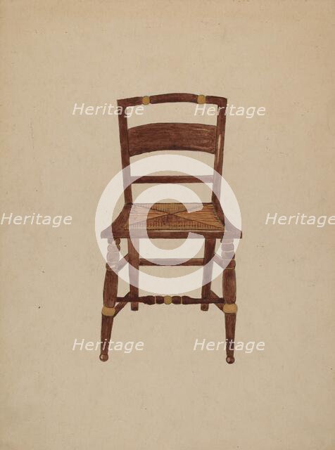 Hitchcock Chair, 1935/1942. Creator: Genevieve Sherlock.