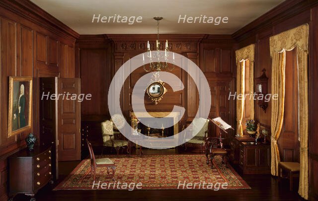 A25: Virginia Drawing Room, 1755, United States, c. 1940. Creator: Narcissa Niblack Thorne.