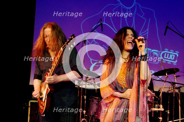 Sari Schorr and Innes Sibun, Hawth, Crawley, West Sussex, April 16, 2017. Artist: Brian O'Connor.