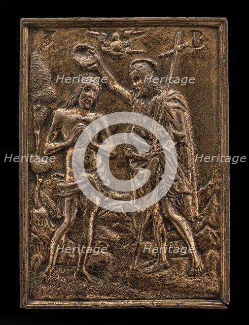 The Baptism in the Jordan, early 16th century. Creator: Unknown.