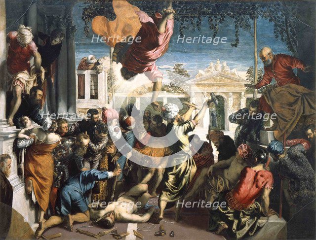 The Miracle of the Slave (The Miracle of Saint Mark). Artist: Tintoretto, Jacopo (1518-1594)