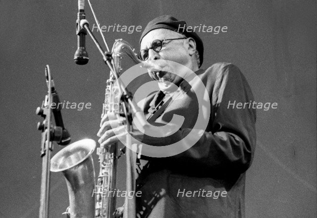 Charles Lloyd, Brecon Jazz Festival, Powys, Wales, August 2000. Artist: Brian O'Connor.