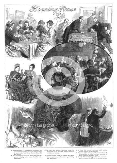 ''Boarding House Life', 1890. Creator: Unknown.