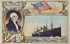 The SS 'George Washington', c1910.  Creator: Unknown.