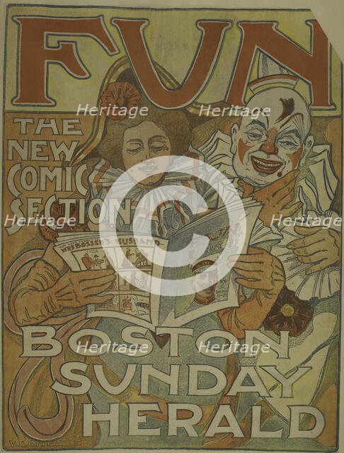Fun the new comic section. Boston Sunday herald, c1893 - 1897. Creator: Unknown.