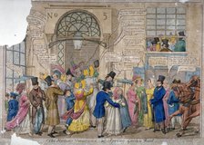 'The moving panorama, or Spring Garden rout...', 1823.                         Artist: Anon