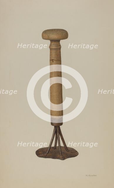 Masher, c. 1940. Creator: Nicholas Amantea.