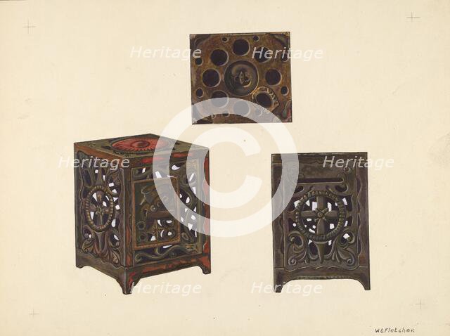 Safe Bank, c. 1938. Creator: William O. Fletcher.