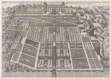 Speculum Romanae Magnificentiae: Tivoli Palace and Gardens, 1581., 1581. Creator: Attributed to Giovanni Ambrogio Brambilla.