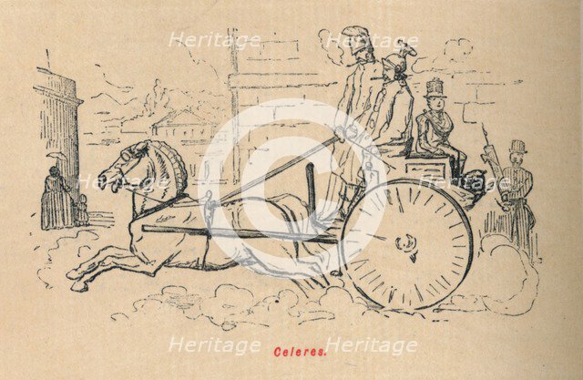 'Celeres', 1852. Artist: John Leech.