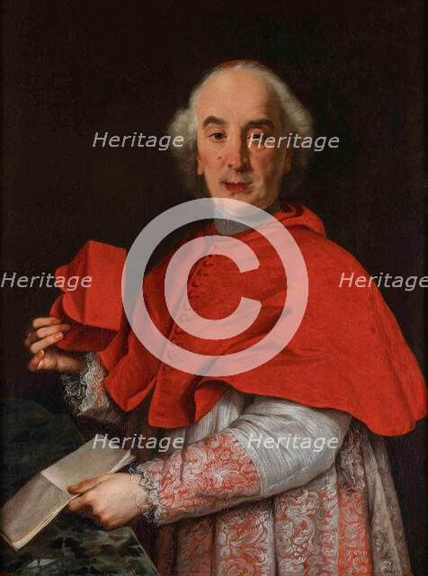 Portrait of Cardinal Giovanni Giacomo Millo (1695-1757), First half of the 18th century. Creator: Traversi, Gaspare (1732-1769).