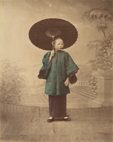 Femme de Canton, 1870s. Creator: Baron Raimund von Stillfried.