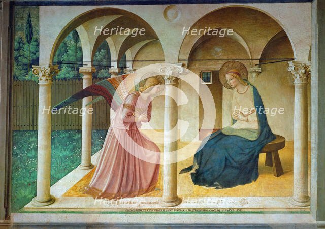 The Annunciation. Creator: Angelico, Fra Giovanni, da Fiesole (ca. 1400-1455).