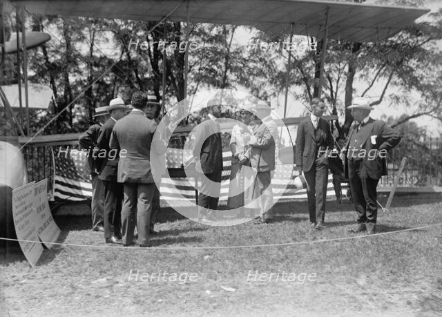 National Aero Coast Patrol Commn. - Curtiss Hydroaeroplane or Flying Boat Exhibited..., 1917. Creator: Harris & Ewing.