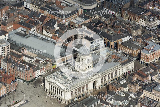 Council House, offices and shopping arcade, City of Nottingham, 2021. Creator: Damian Grady.