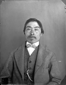 Portrait of Unidentified Man, 1880s. Creator: United States National Museum Photographic Laboratory.