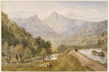 The Brecon Beacons, c1830-1859. Creator: Joseph Murray Ince.
