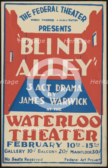 Blind Alley, Waterloo, IA, 1937. Creator: Unknown.