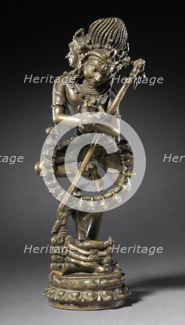 The Buddhist Deity Hevajra (image 1 of 2), c.late 11th-early 12th century. Creator: Unknown.