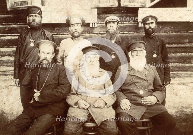 Stanitsa court, 1909. Creator: Nikolai Georgievich Katanaev.