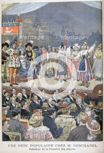 Festivity popular with Paul Deschanel, President of France, 1900.  Artist: Oswaldo Tofani