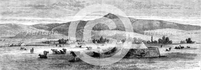 The Transvaal War: view of Newcastle from Fort Terror, 1881.  Creator: Unknown.