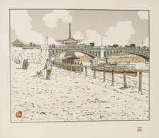 From Thirty-Six Views of the Eiffel Tower, 1902. Creator: Rivière, Henri (1864-1951)