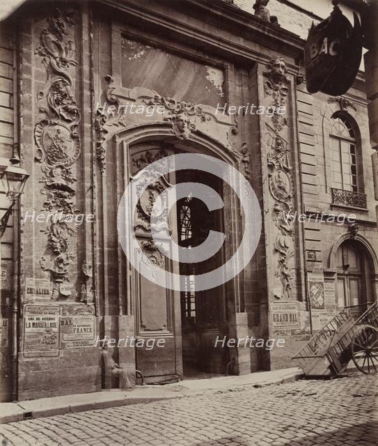 Street in Dijon, before 1870. Creator: Unidentified Photographer.