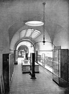 ...The Victoria and Albert Museum: the Long Gallery on the first floor..., 1909. Creator: Clarke & Hyde.