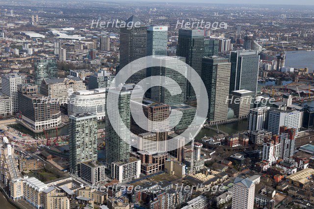 Canary Wharf, Isle of Dogs, Tower Hamlets, London, 2015. Artist: Damian Grady.