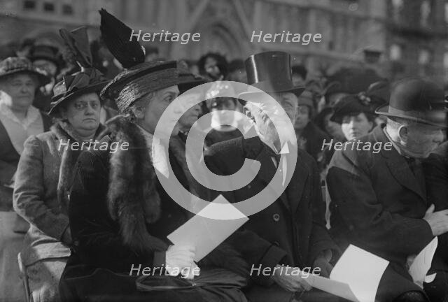 Mrs. Oscar Straus, Oscar Straus, 1915. Creator: Bain News Service.