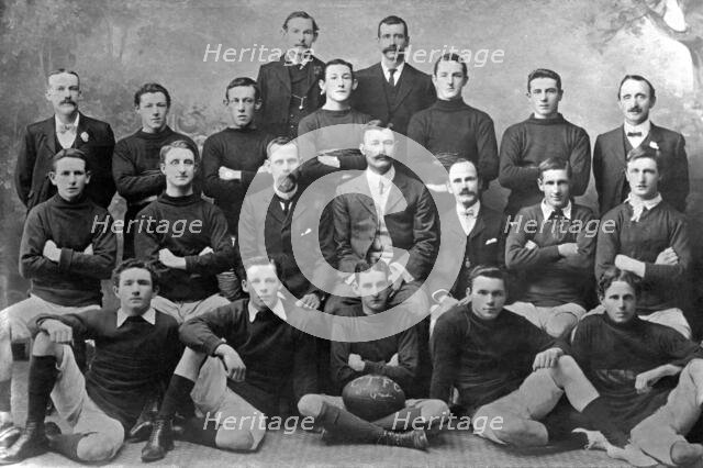 C.T.F.C. 3rd grade football team, 1900. Creator: Robert Augustus Henry L'Estrange.