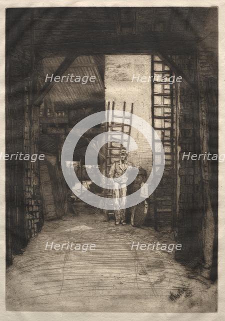 The Lime-burner, 1859. Creator: James McNeill Whistler (American, 1834-1903).