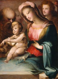 The Holy Family with Angels, c. 1545/1550. Creator: Domenico Beccafumi.